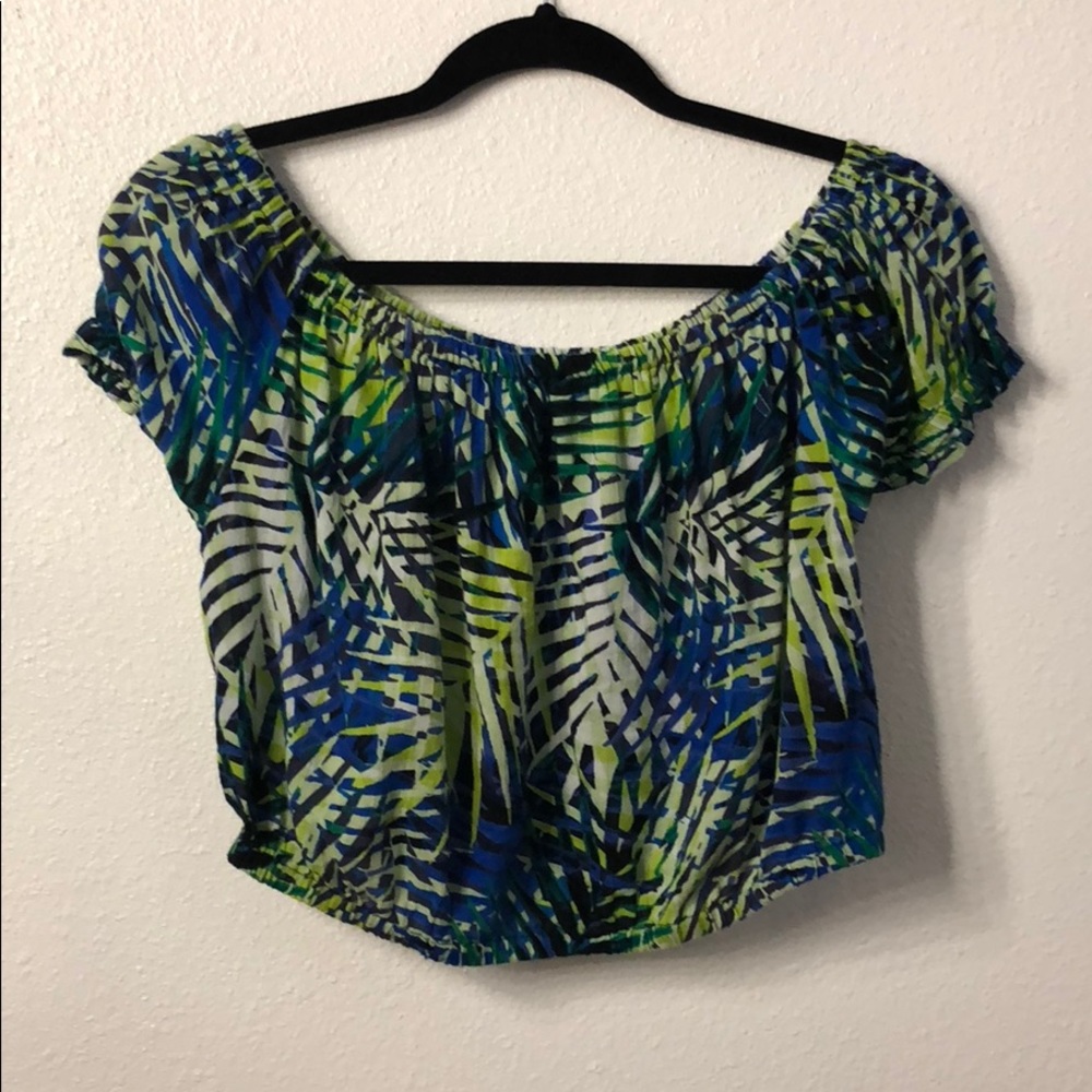 American eagle around the shoulder top.